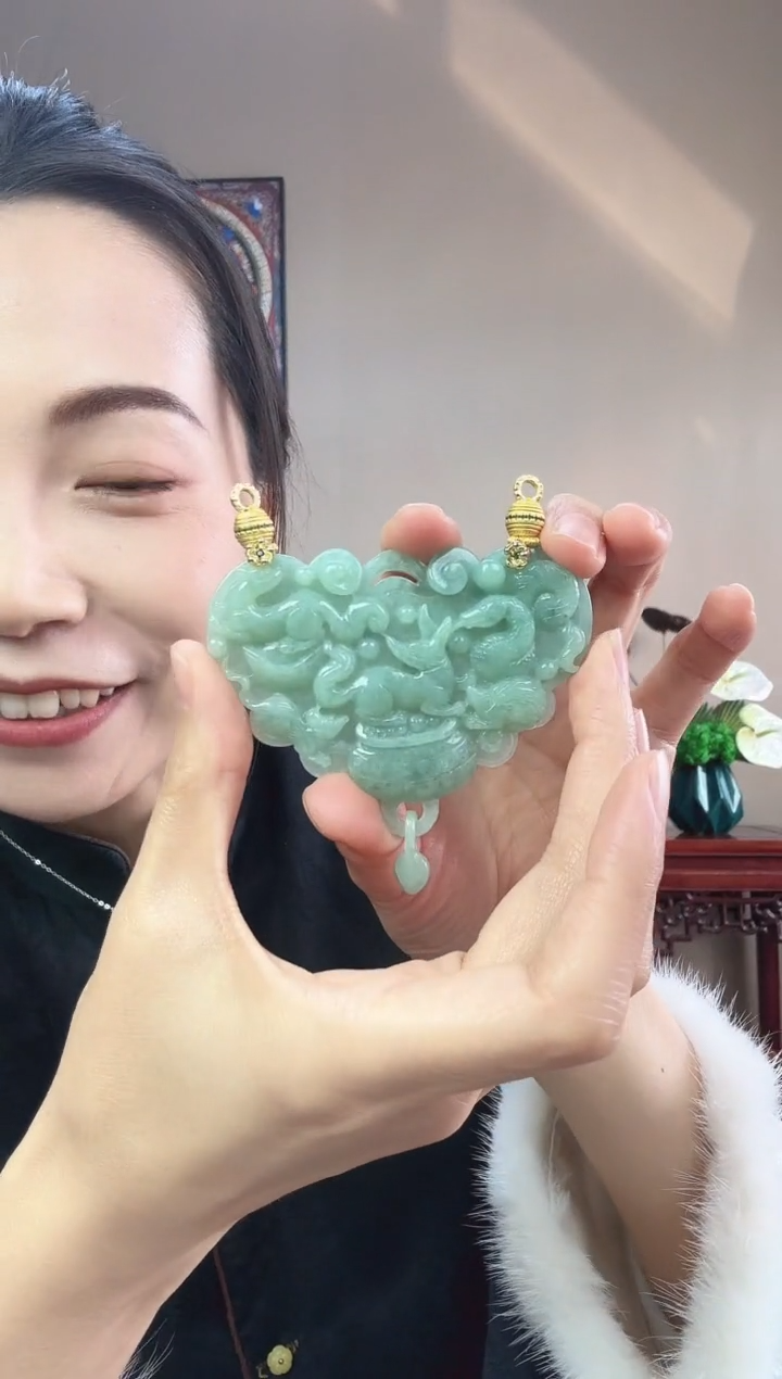 【闪购商品】翡翠颈饰未镶嵌国风原创