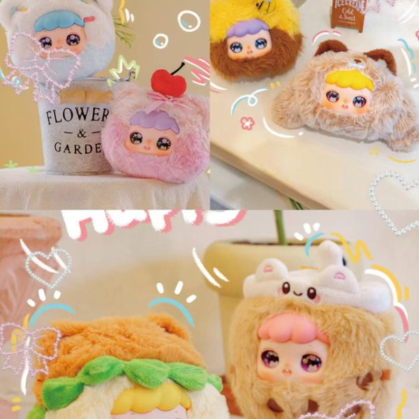 [平拆】正版 娃三岁Nina今天吃什么系列毛绒玩偶