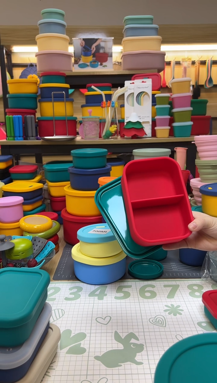 700ML 2格 红底绿盖 不带排气