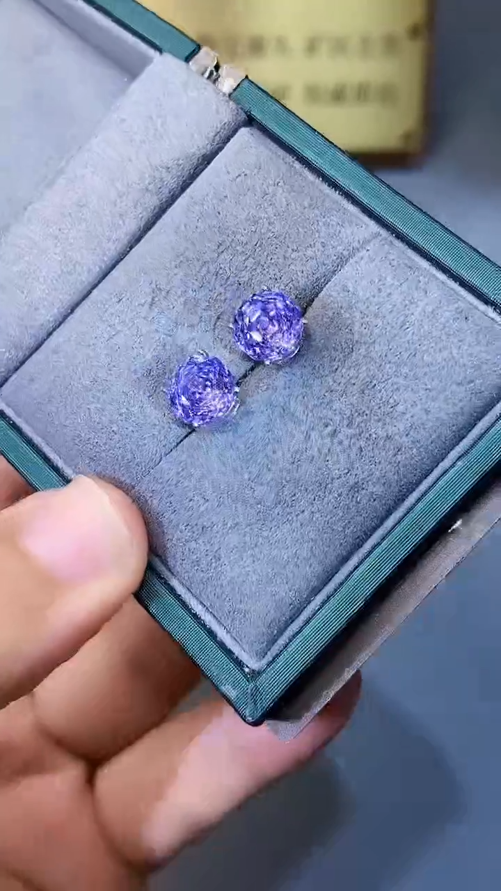 【闪购商品】紫晶耳饰银S925镶嵌35488