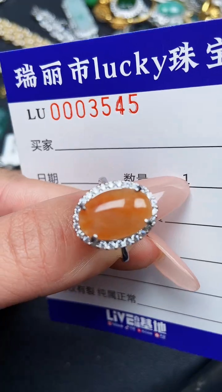 【闪购商品】翡翠颈饰银S925镶嵌3545