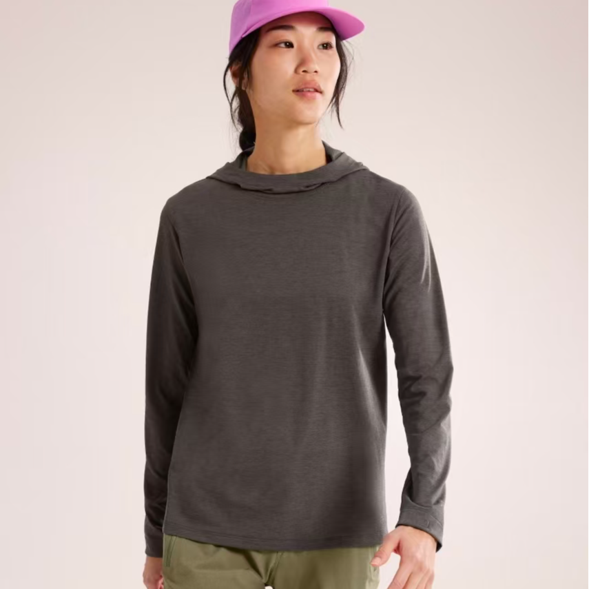 ARC'TERYX/始祖鸟Taema Hoody女款防晒速干长袖X7295/加拿大直邮