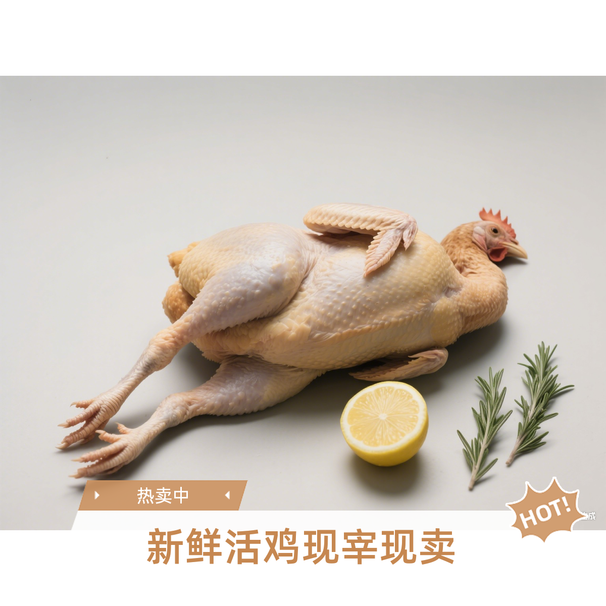 大个子山林放养一年以上老母鸡新鲜美味