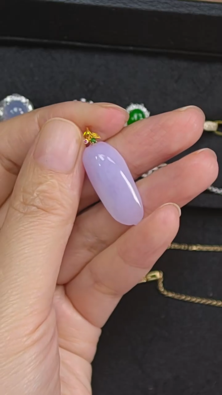 吊坠(不含链)未镶嵌翡翠天然缅甸翡翠吊坠