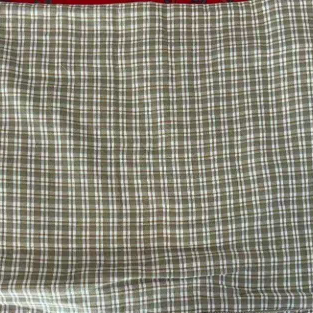 【绿色格子】枕套 50*80