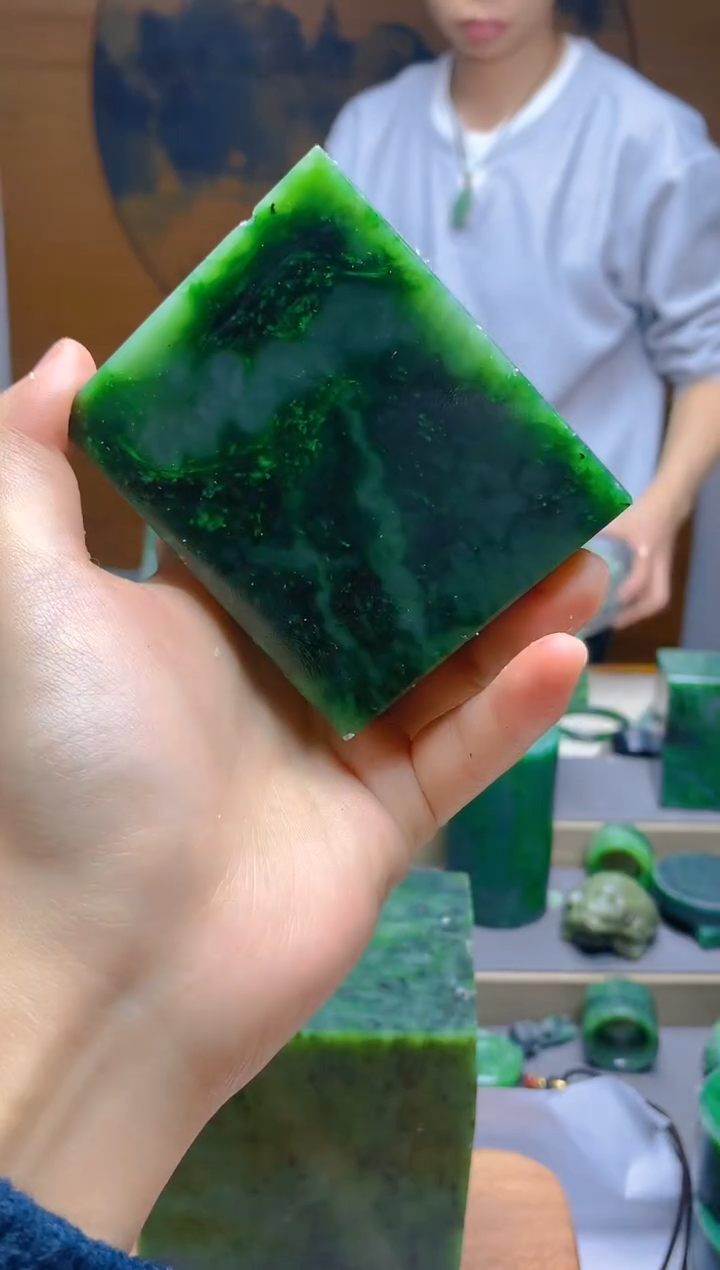 【闪购商品】和田玉（碧玉）珠宝半成品未镶嵌1