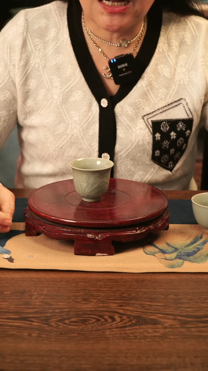 【闪购商品】越窑釉 杯杯（兰花