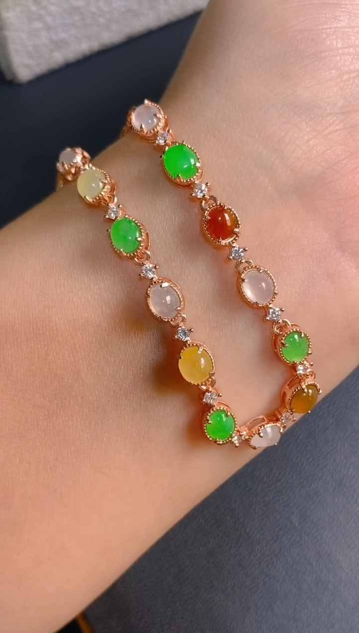 【闪购商品】翡翠耳饰银S925镶嵌天然A货翡翠1