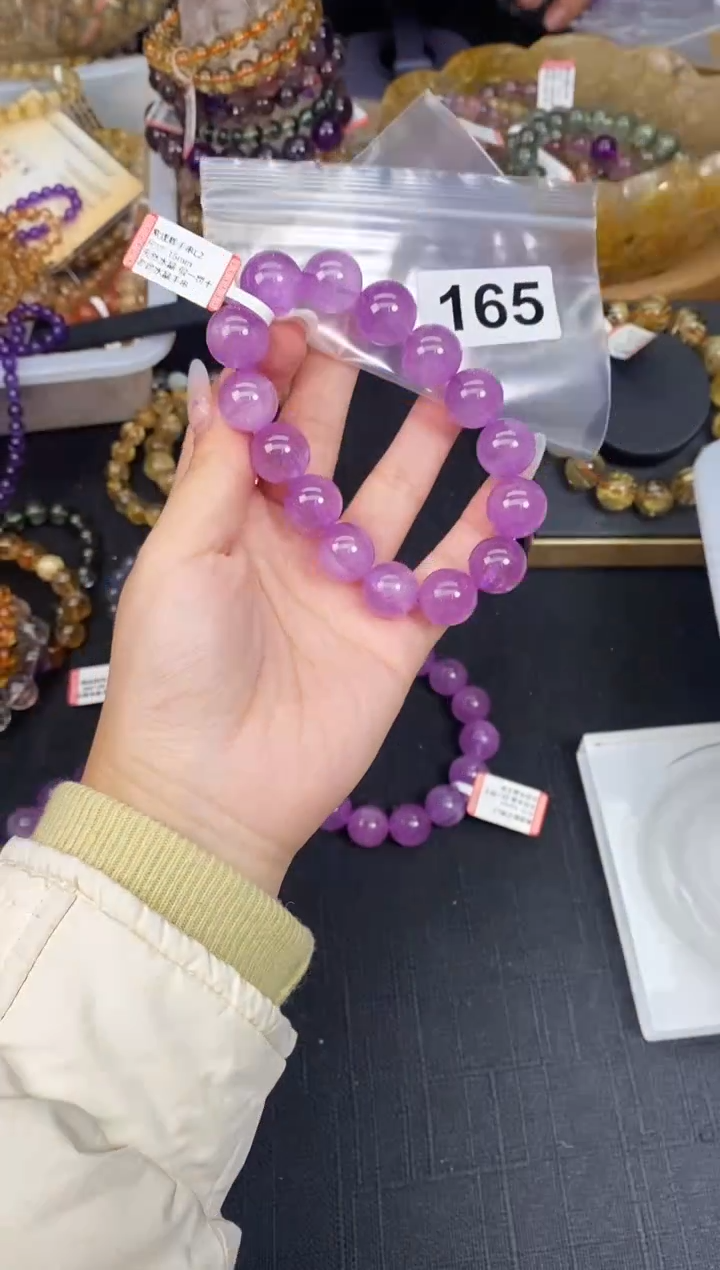 【闪购商品】锂辉石手串未镶嵌手串165