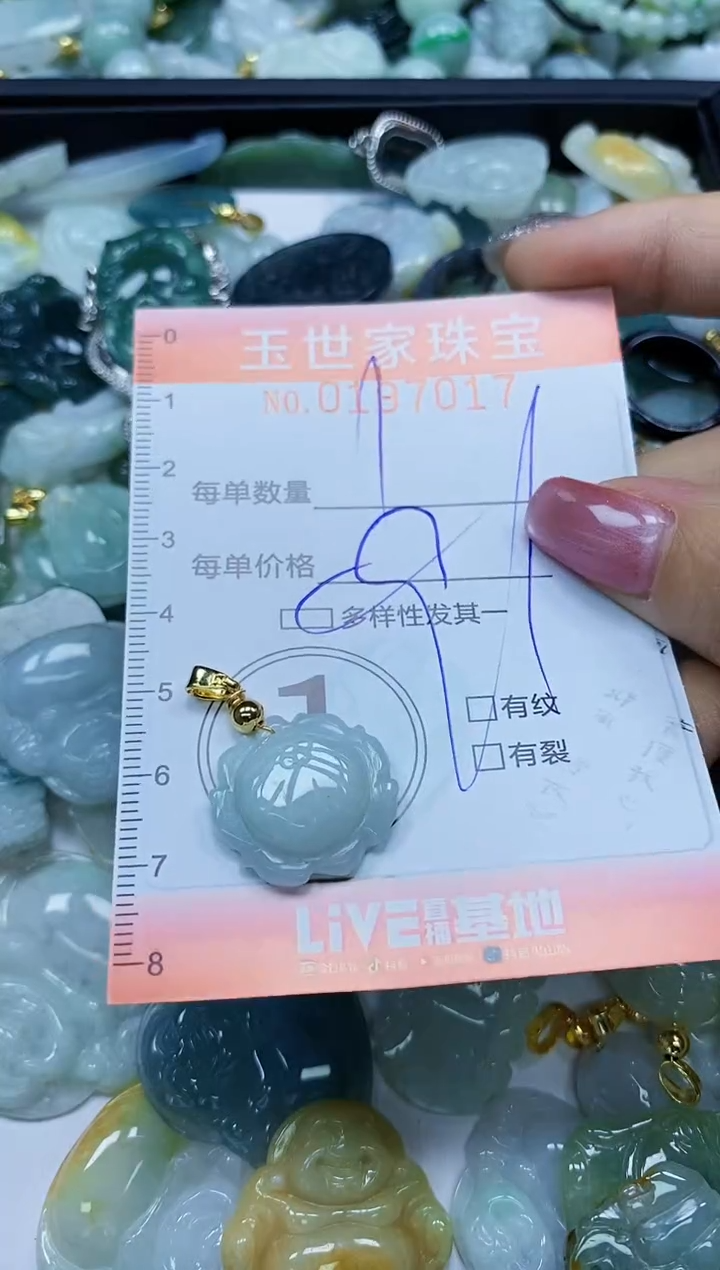 【闪购商品】翡翠颈饰未镶嵌闪购0197017多样性发其一