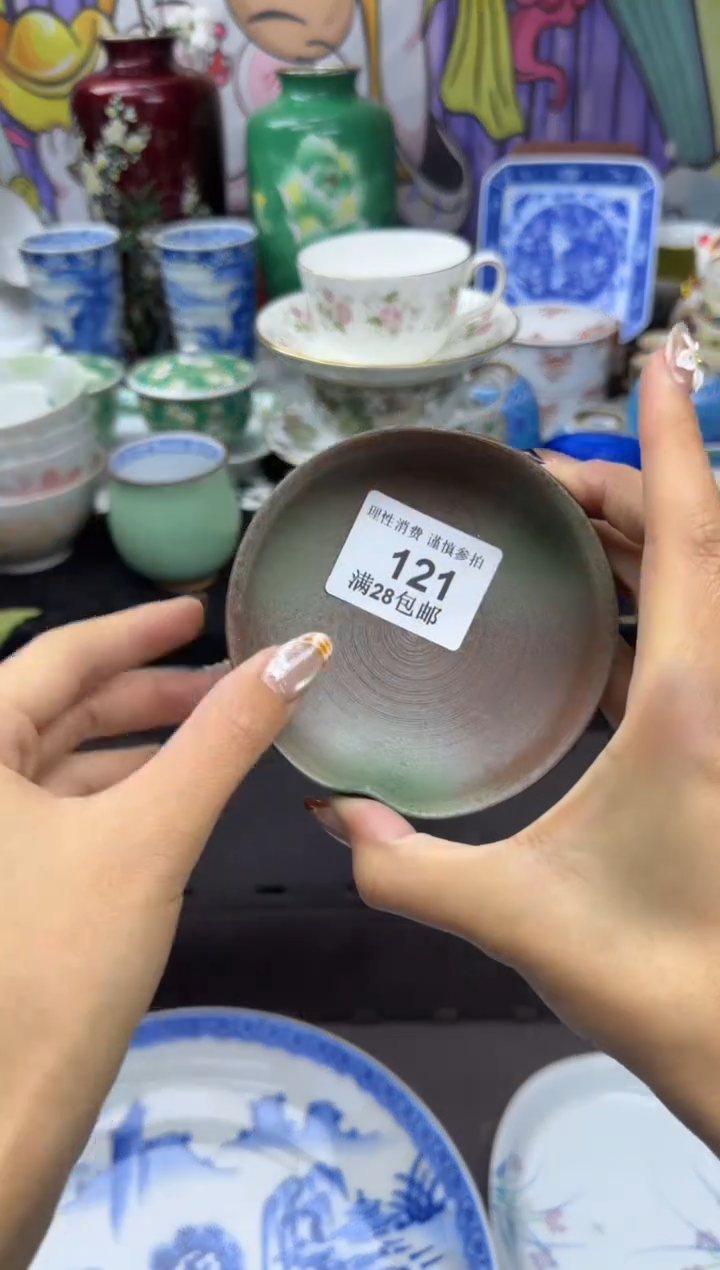 瓷片青*?大漂亮甄选瓷器瓷器121