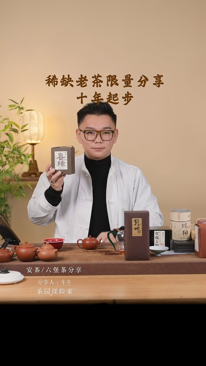 规格喜糯2020六堡老茶头50g