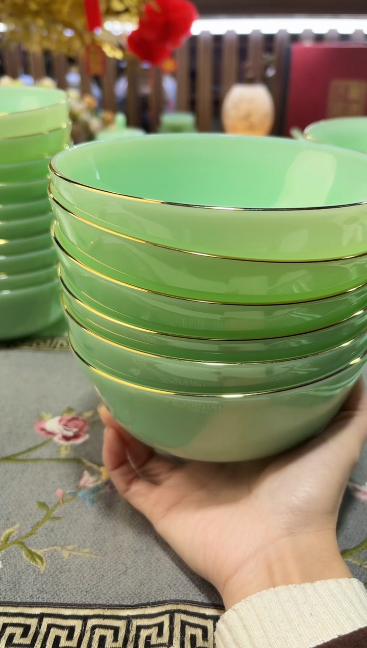 玉瓷  6.5英寸面碗6个景德镇陶瓷