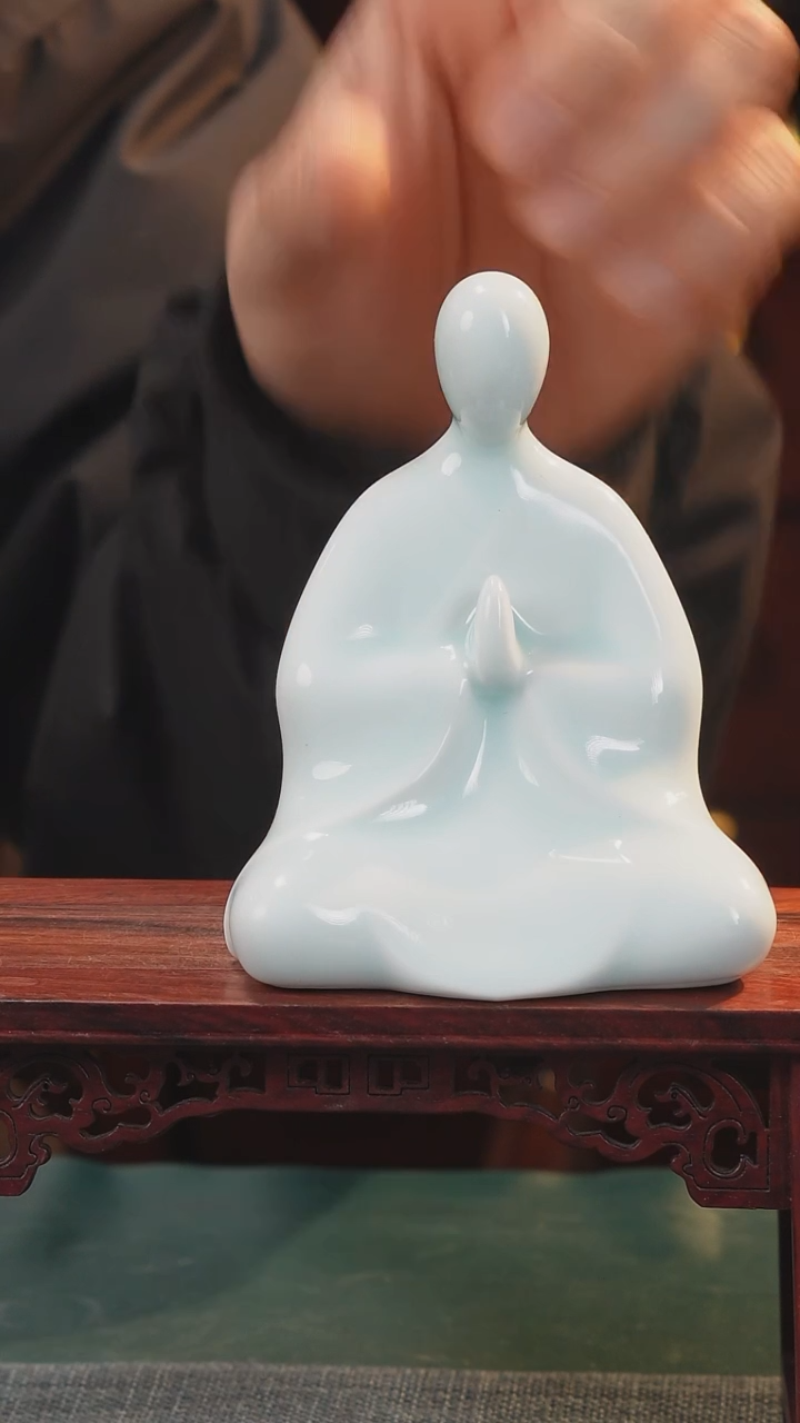 【闪购商品】摆件手工陶瓷无相佛瓷