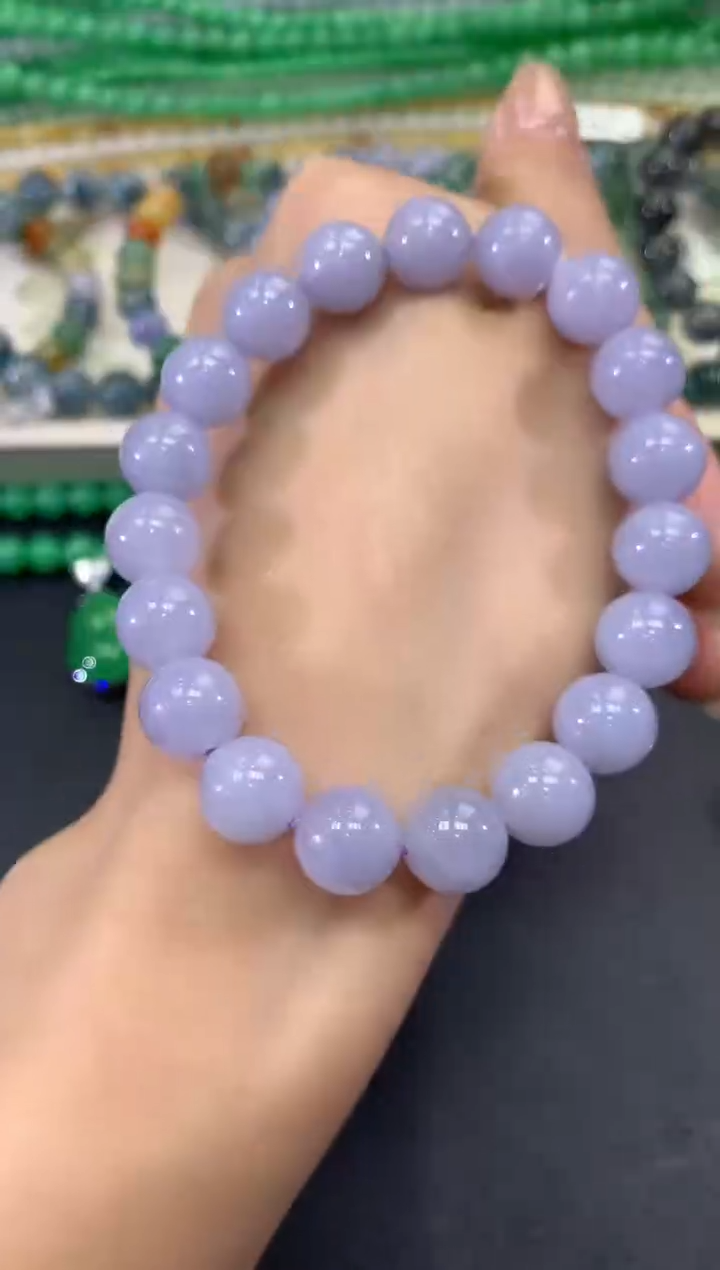 【闪购商品】翡翠手串未镶嵌q39多样性一件发紫货有色差
