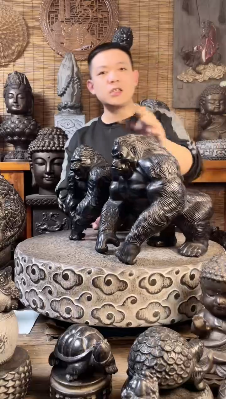 【闪购商品】30新款金刚天然青石雕刻