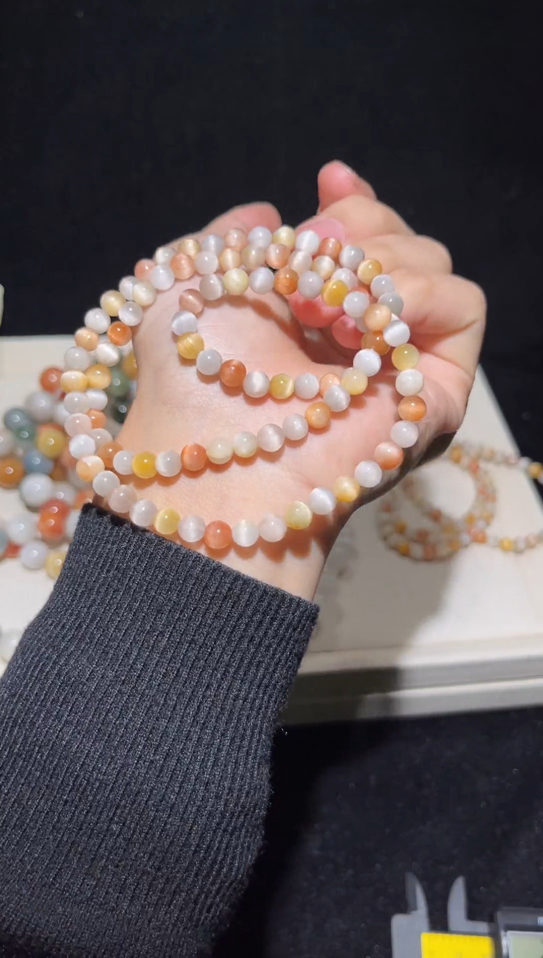 未镶嵌手串水晶43彩兔毛多圈出厂价默认微瑕6+