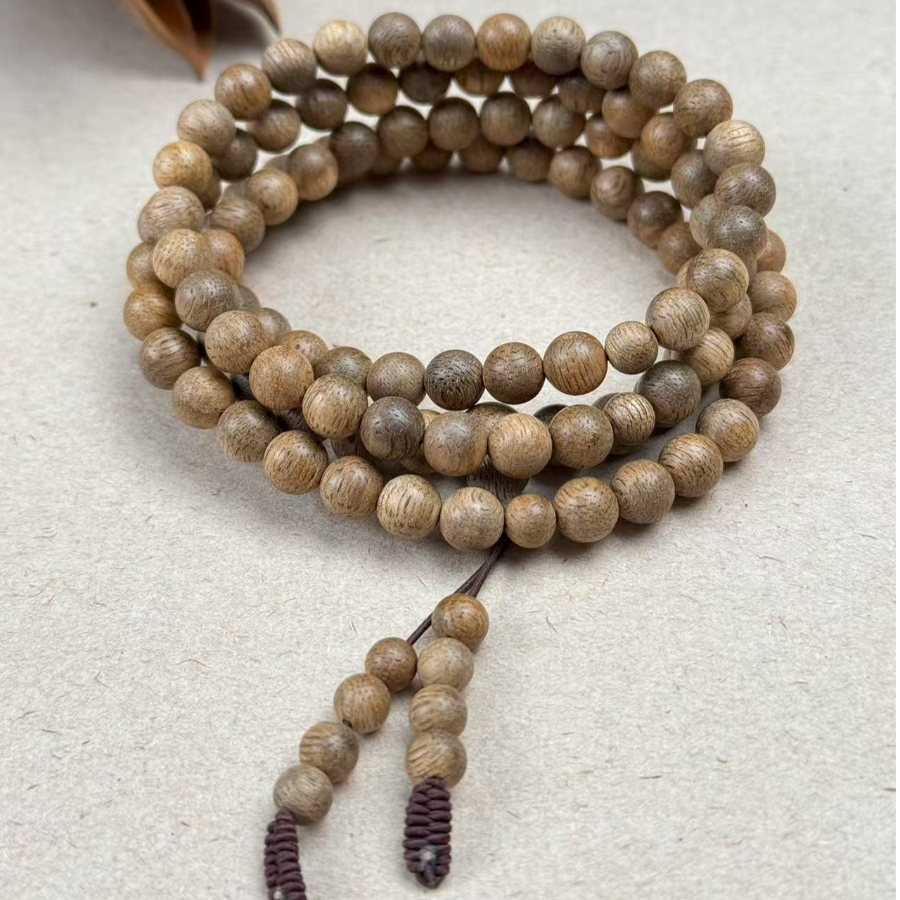 沉香7.7mm/圆珠多圈 正区 天然野达拉干沉香手串多样发一