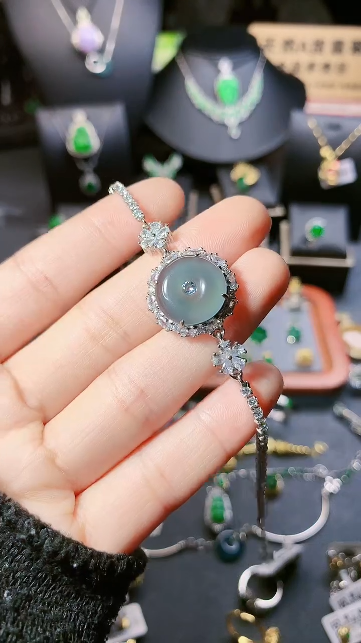 【闪购商品】翡翠手链未镶嵌手链