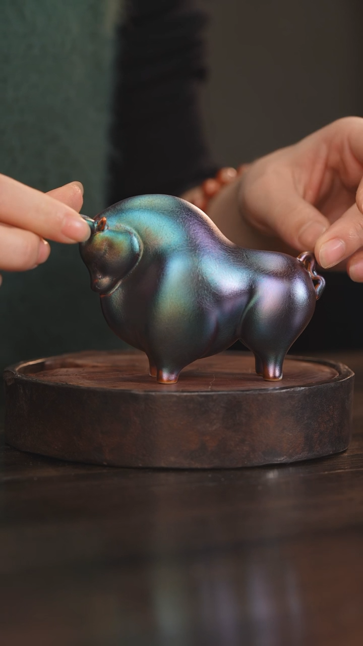 【闪购商品】杯30柴房陶瓷丨窑宝牛