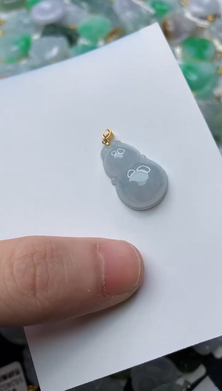 【闪购商品】翡翠颈饰18K金镶嵌35...........