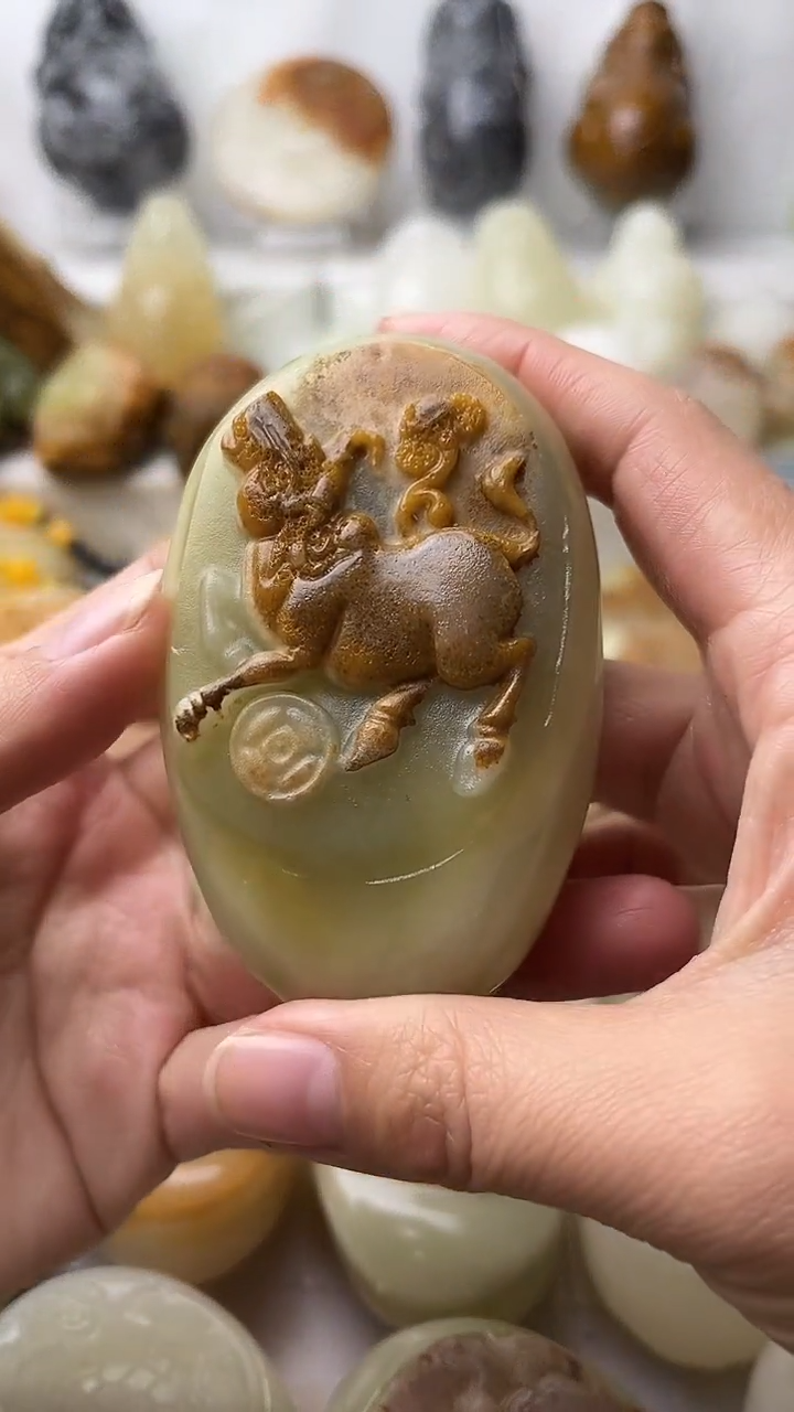 石材古青石棉纹正常不退换牛微瑕