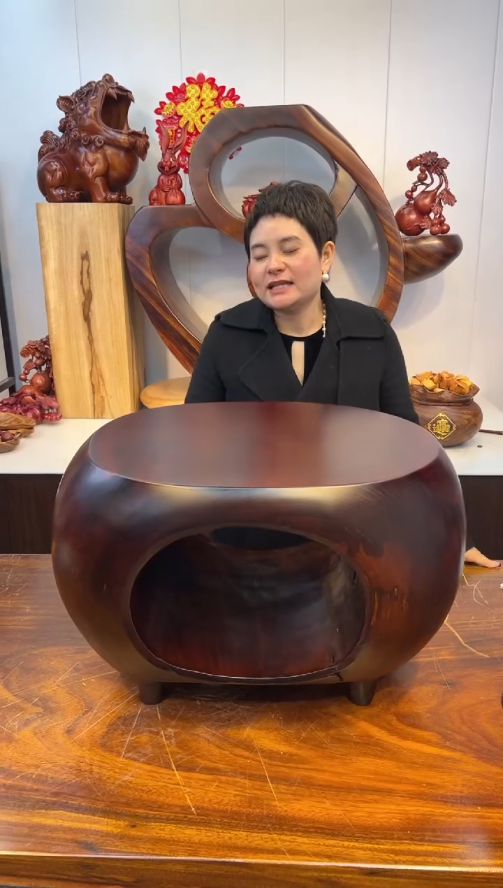 【闪购商品】香樟木实木创意边几