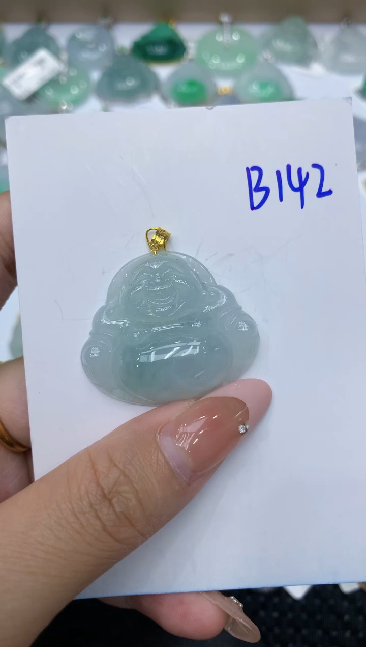 【闪购商品】翡翠颈饰18K金镶嵌8888888888