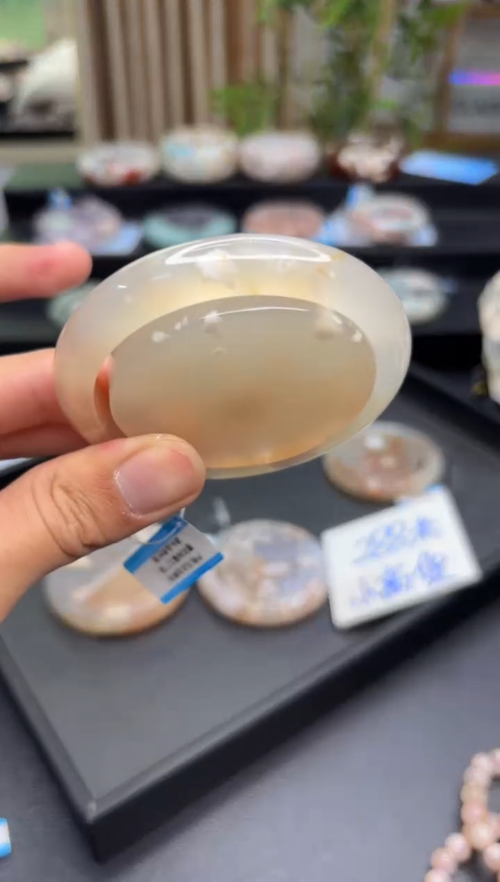 【闪购商品】石英质玉手镯未镶嵌C891(55圈赠送镯心)