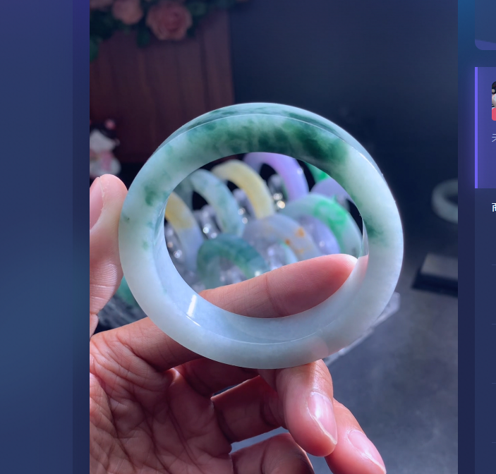 天然A货翡翠手镯