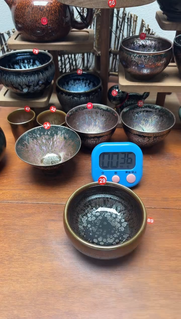 茶盏八*29号建盏工匠茶器