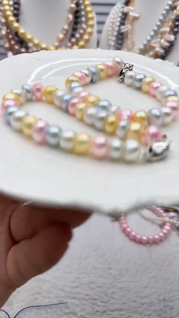 淡水珍珠未镶嵌套链13