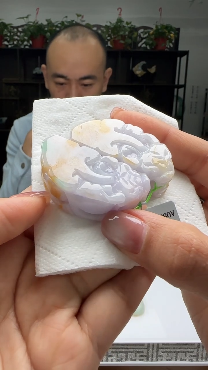 【闪购商品】翡翠颈饰未镶嵌天然翡翠A货吊坠