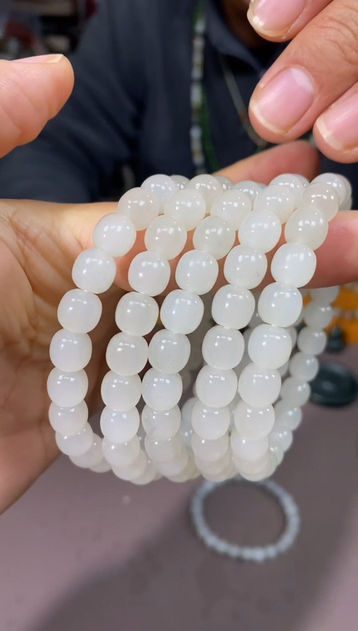 未镶嵌手链和田玉颜色多样性发货拍一发一