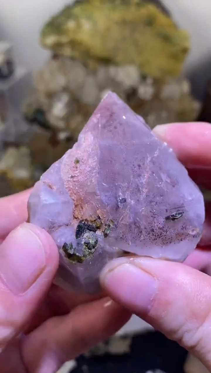 未镶嵌珠宝半成品水晶54号123g四川超七花园水晶原石