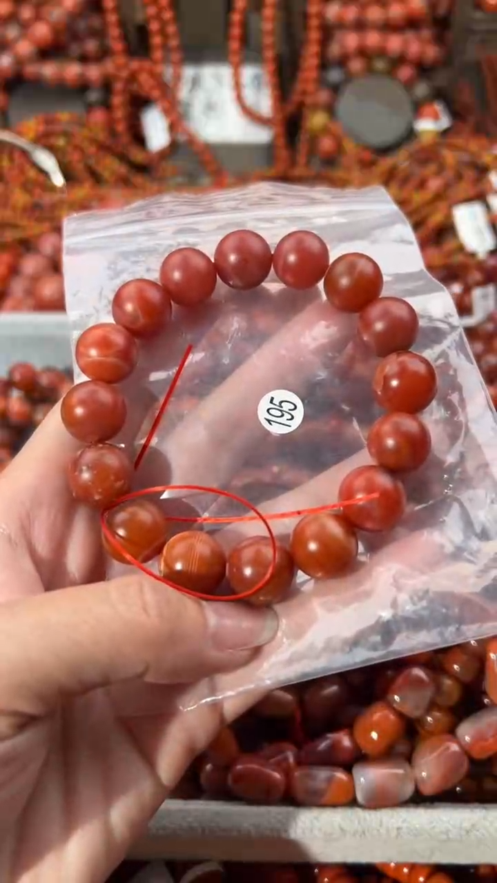 南红玛瑙未镶嵌手串1