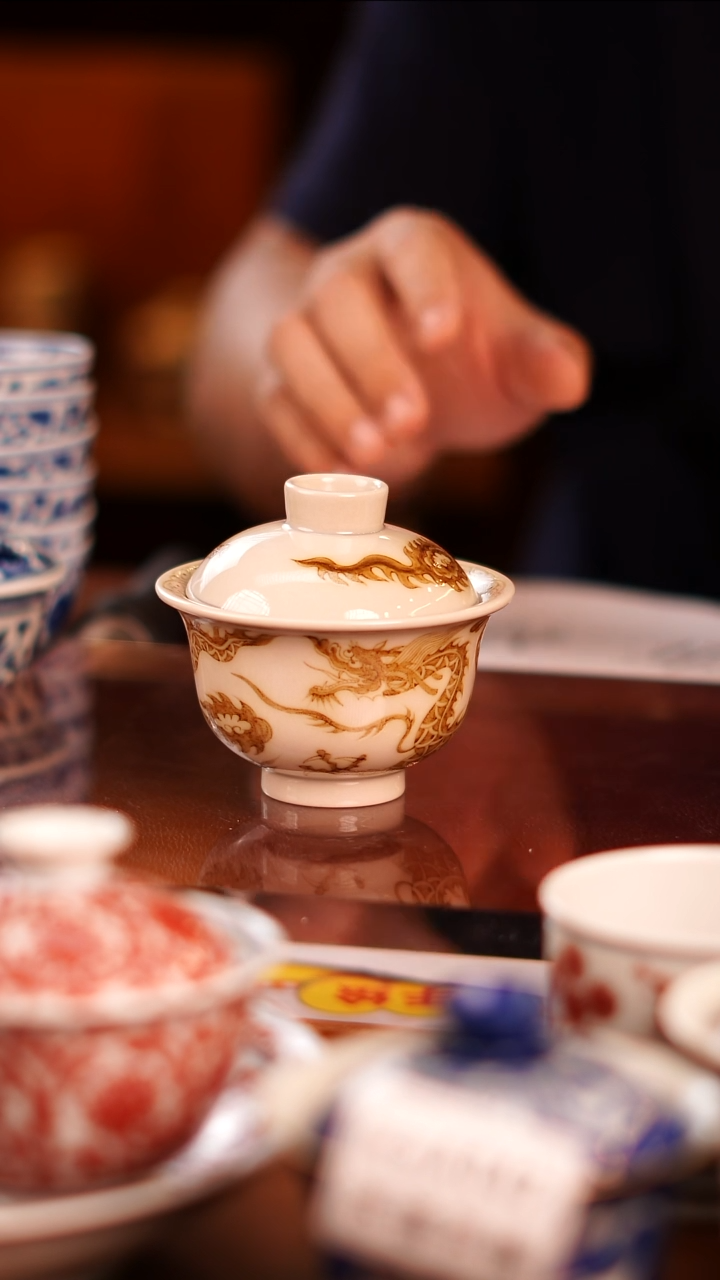 【闪购商品】立勤堂-釉里金高端茶器68