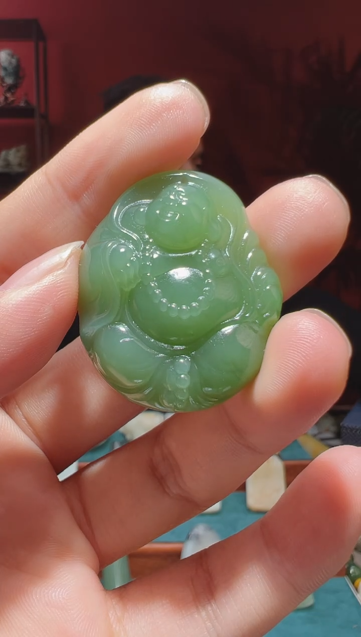 【闪购商品】和田玉吊坠(不含链)未镶嵌1