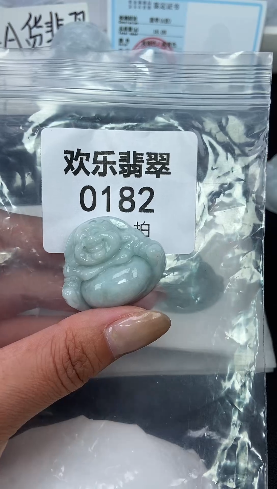 颈饰未镶嵌翡翠缅甸天然翡翠0182