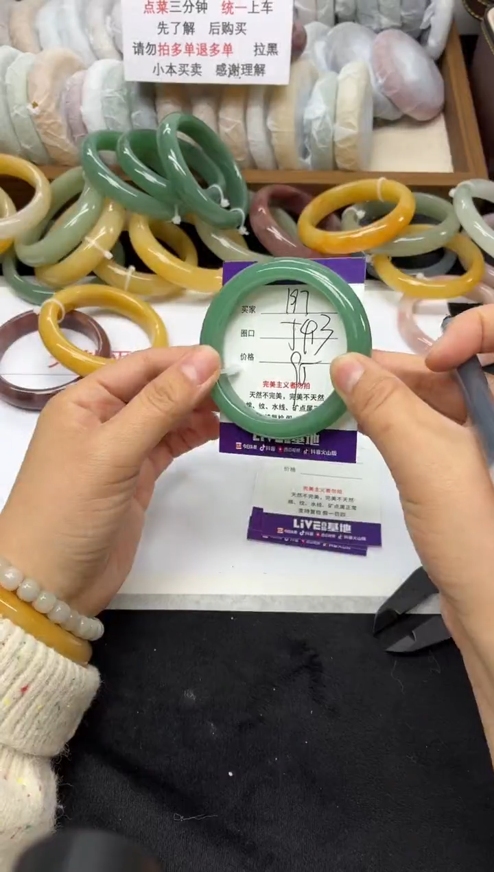 未镶嵌手镯石英质玉197