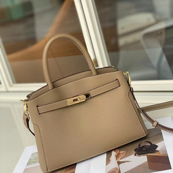 【广州特特】XKY-3192-杏色经典女士百搭单肩肩包时尚商务