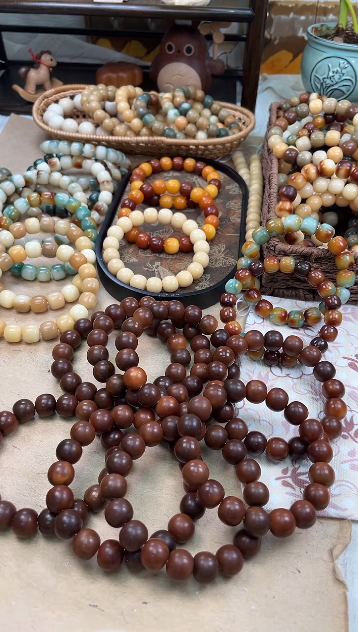 手串菩提根/象牙果a854 卡15 干磨微瑕德芙