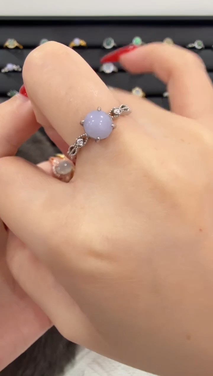 银S925镶嵌戒指翡翠029