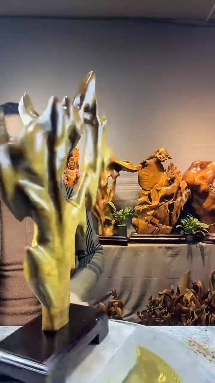 金丝楠用****成小叶桢楠随行摆件41