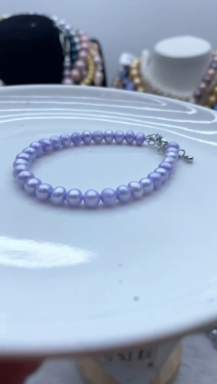 淡水珍珠钛钢颈饰67