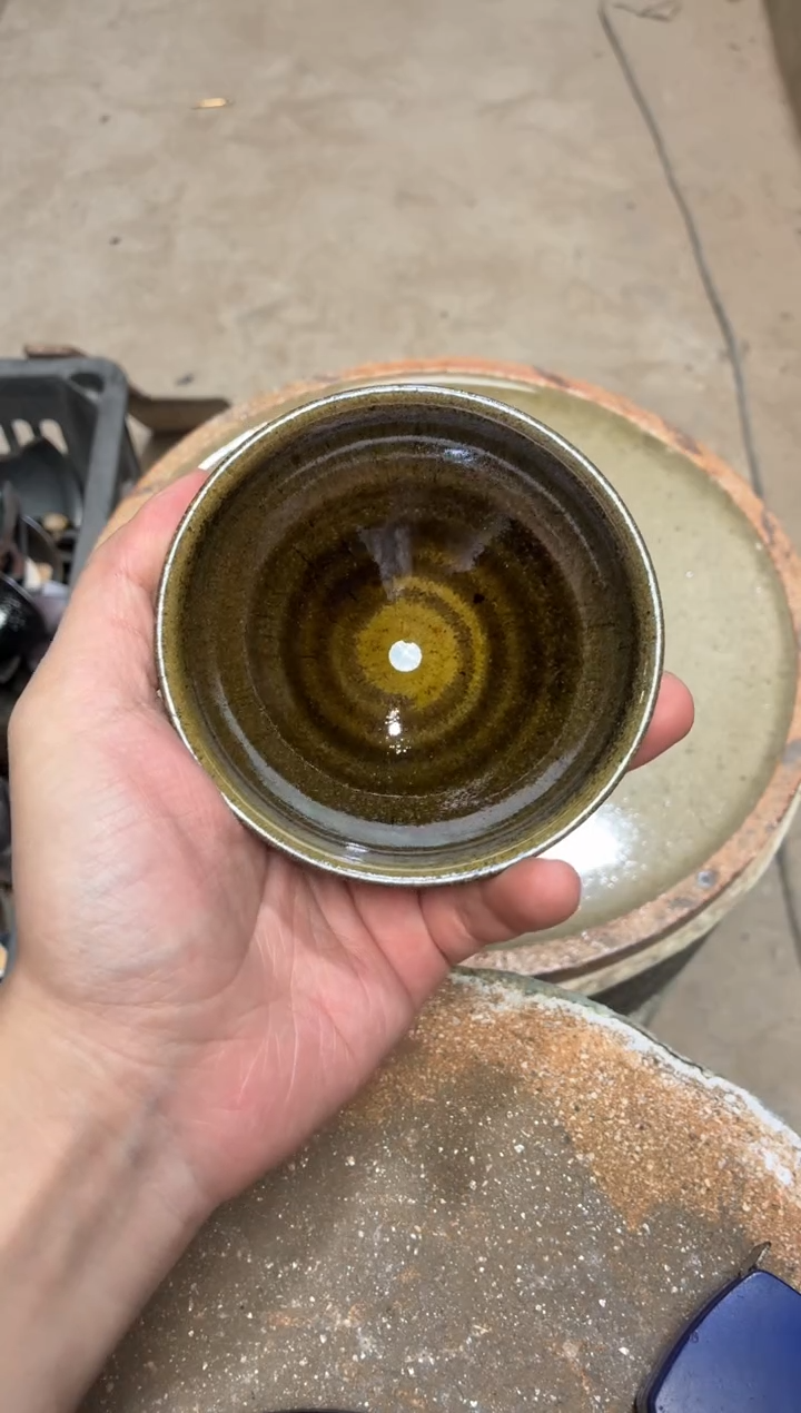 茶盏真柴烧建盏换点柴火