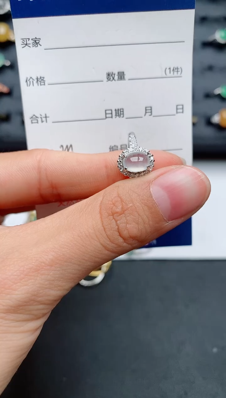 【闪购商品】翡翠戒指银S925镶嵌........