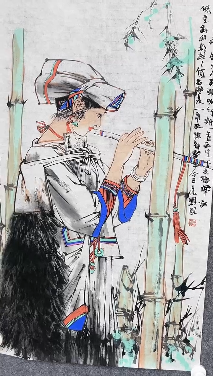 【闪购商品】绘画刘向平-3.8平尺-国画