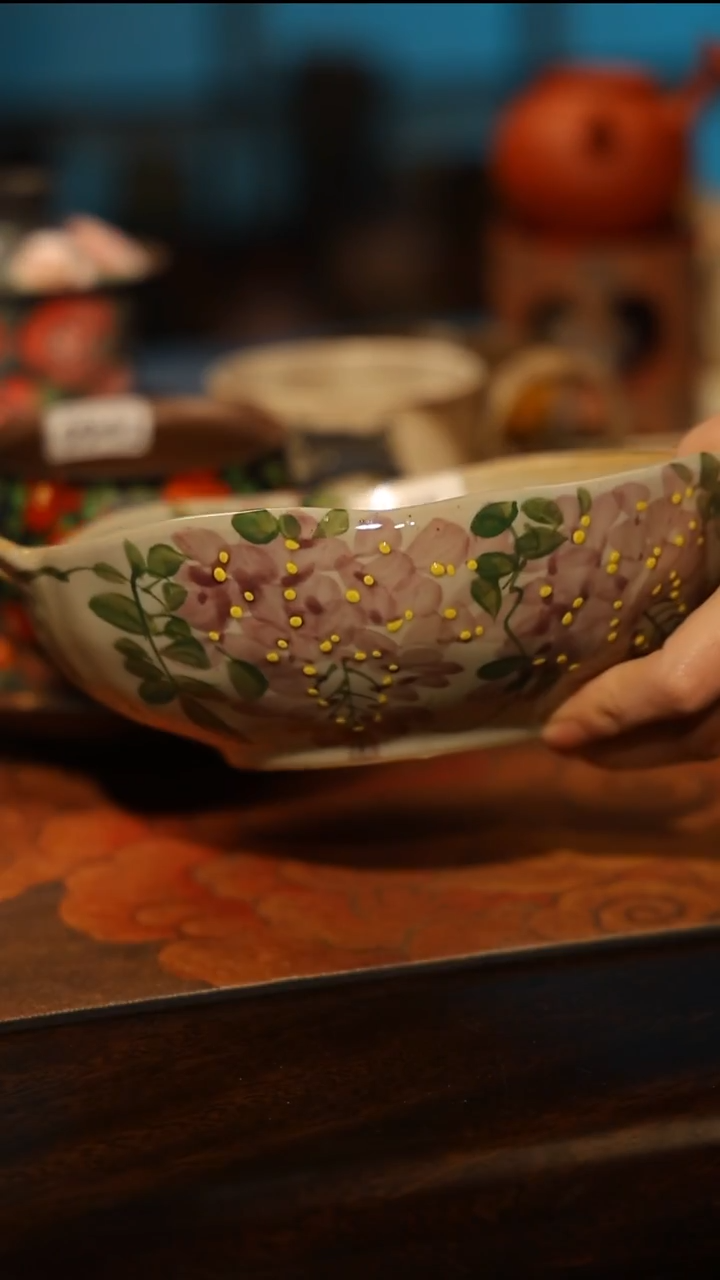 陶瓷景德镇高温釉下彩手工手绘款式@A0375@