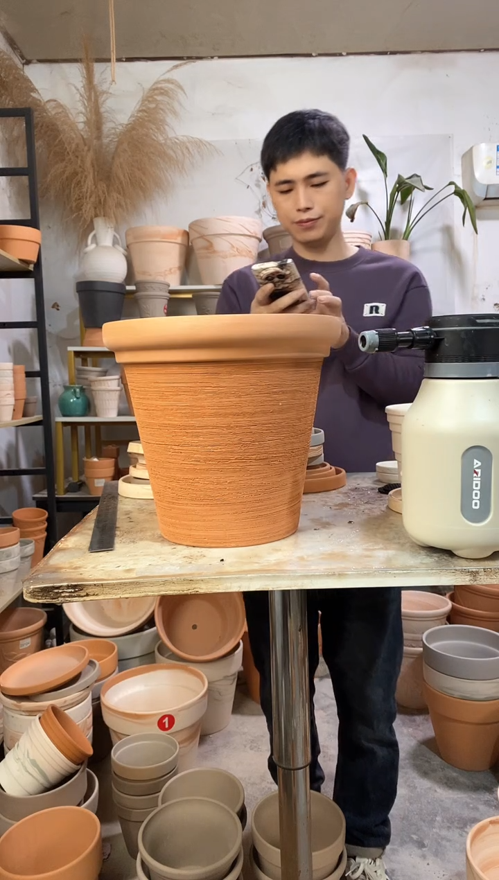 30*27红陶拉丝 1盆无托